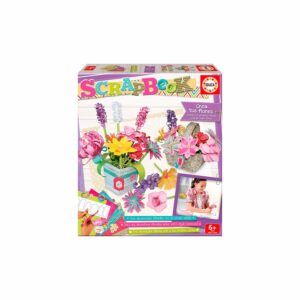 Juego De Arte Floral Scrapbook EDUCA Incluye Accesorios