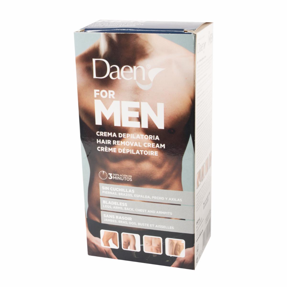 Crema Depilatoria Corporal Para Caballero DAEN 150 Ml