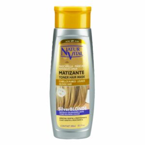 Shampoo Masc.Matizante Cabellos Rubios Silver NATUR VITAL 300 Ml