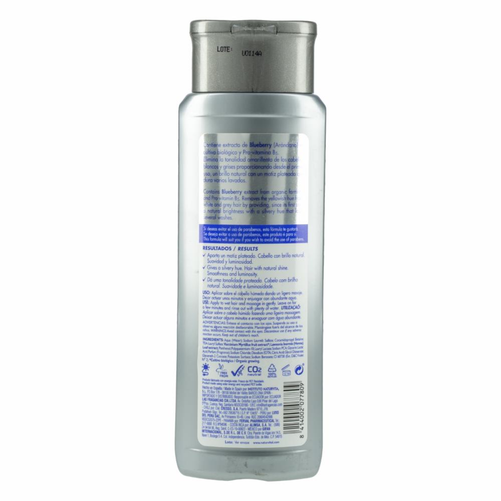 Shampoo Silver Cabellos Blancos NATUR VITAL 300 Ml - Imagen 2