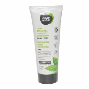 Crema Depilatoria Corporal Hidratante Piel Normal Y Seca Con Té Matcha BODY NATUR 200 Ml