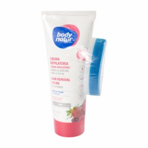 Crema Depilatoria Corporal Bajo La Ducha Con Frutos Rojos Todo Tipo De Piel BODY NATUR 200 Ml