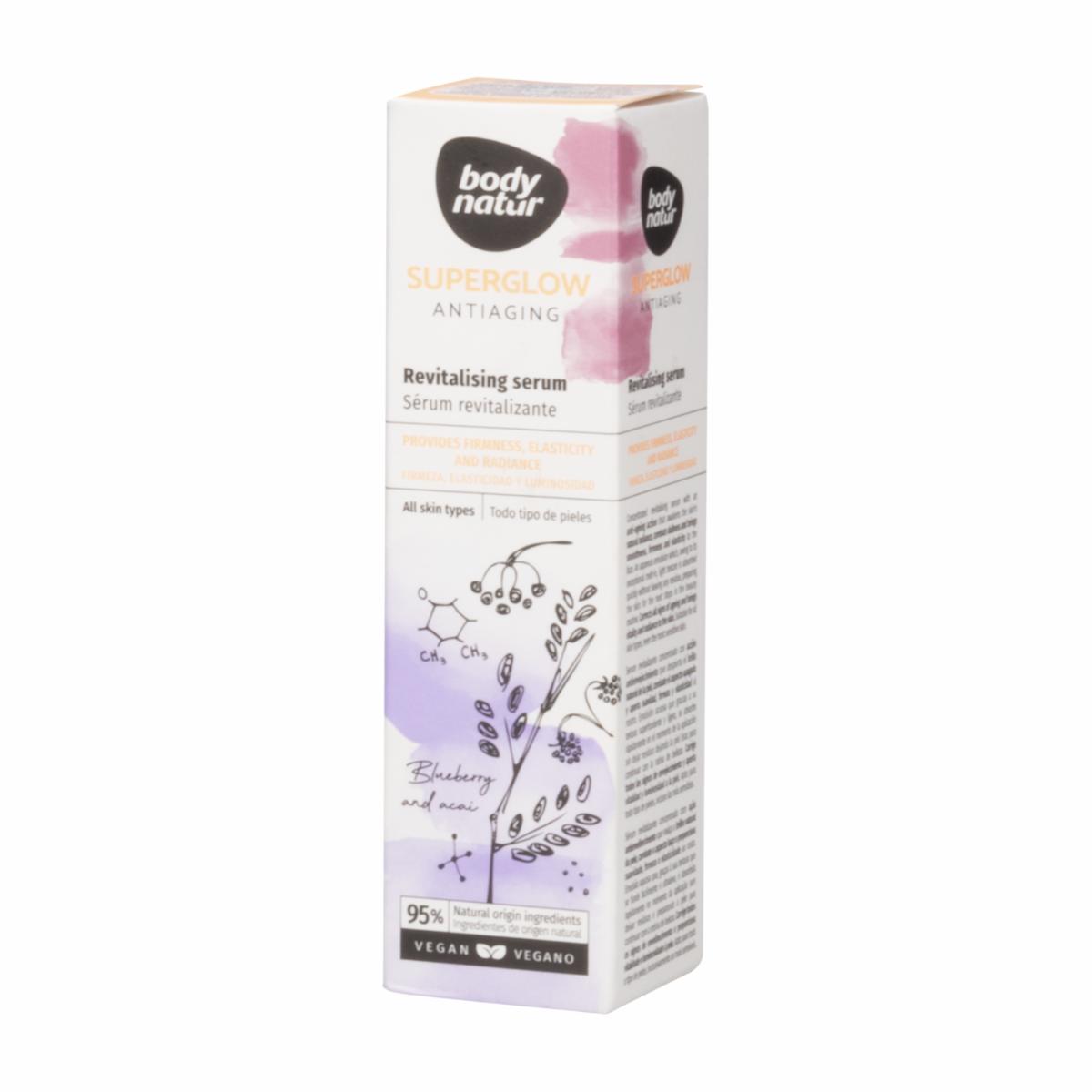 Sérum Facial Revitalizante Superglow BODY NATUR 30 Ml