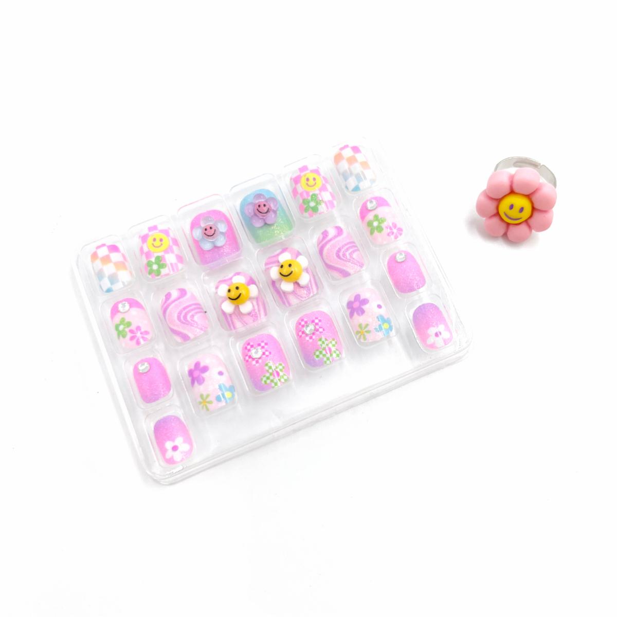 Uñas Con Decoración HOT FOCUS Para Niña