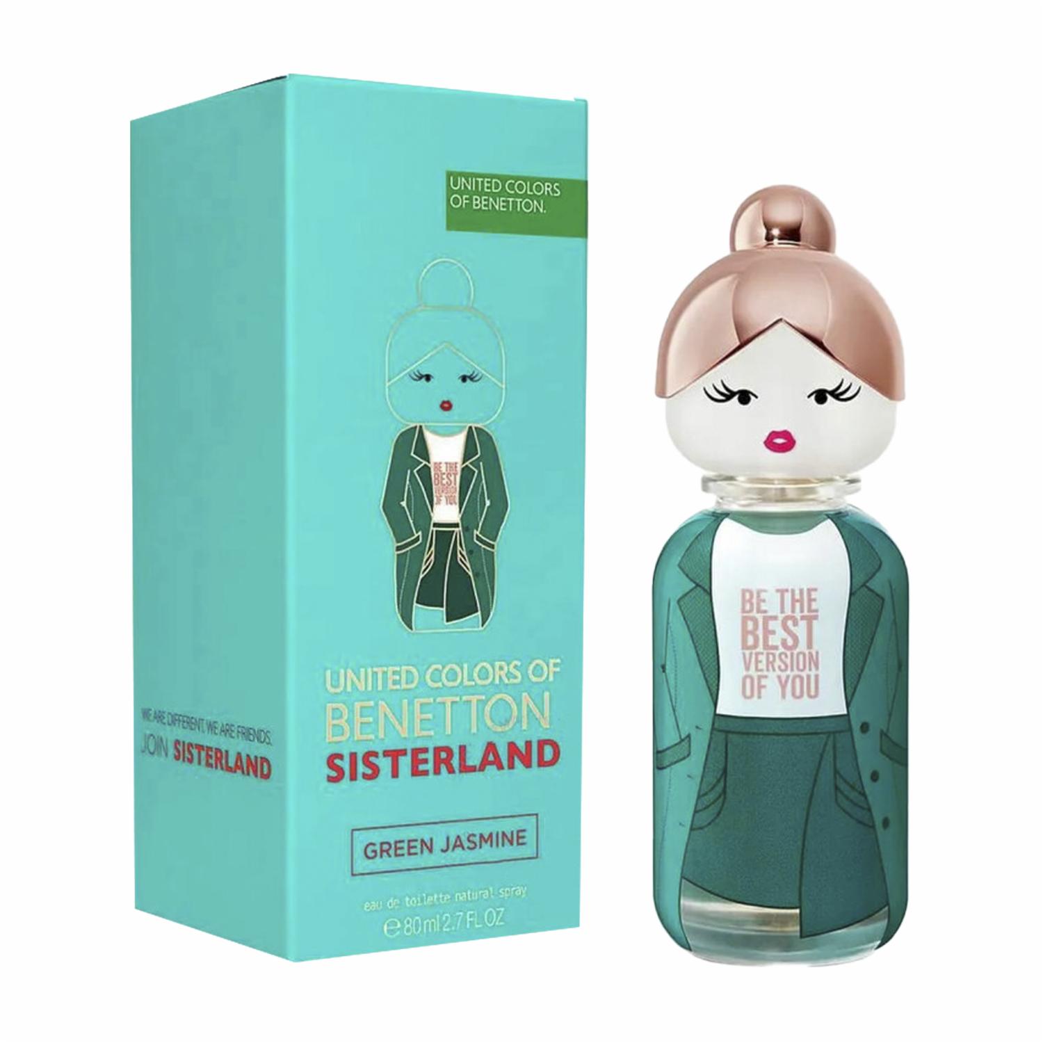 Fragancia Para Dama Sisterland Green Jasmín Wom Edt BENETTON 80 Ml