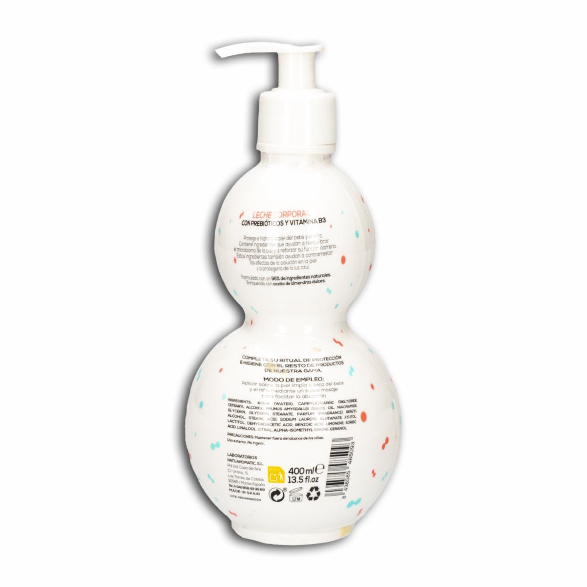 Leche Corporal Con Prebióticos Y Vitaminas SEVEN KIDS 400 Ml