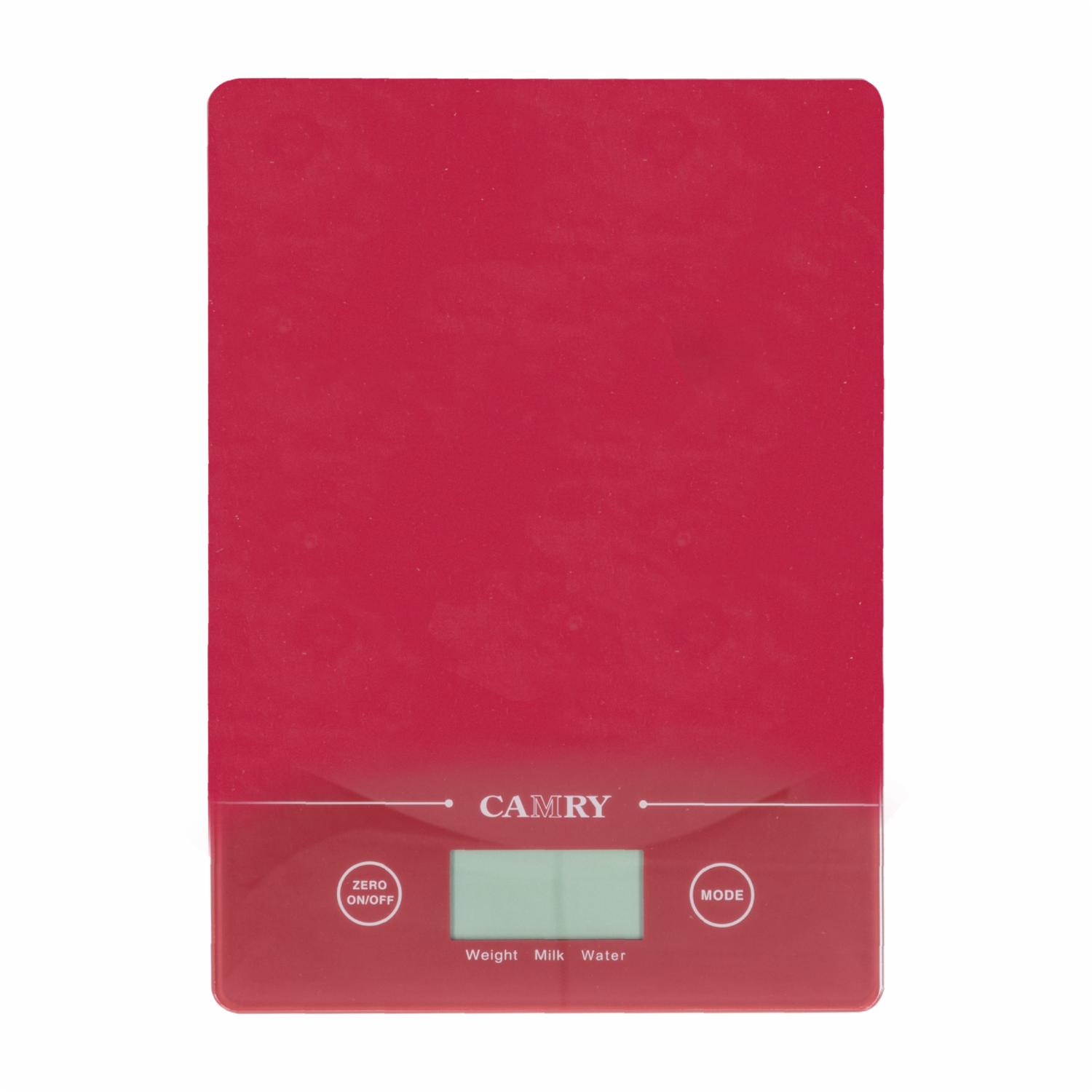 Balanza Cocina Digital Roja CAMRY Unidad