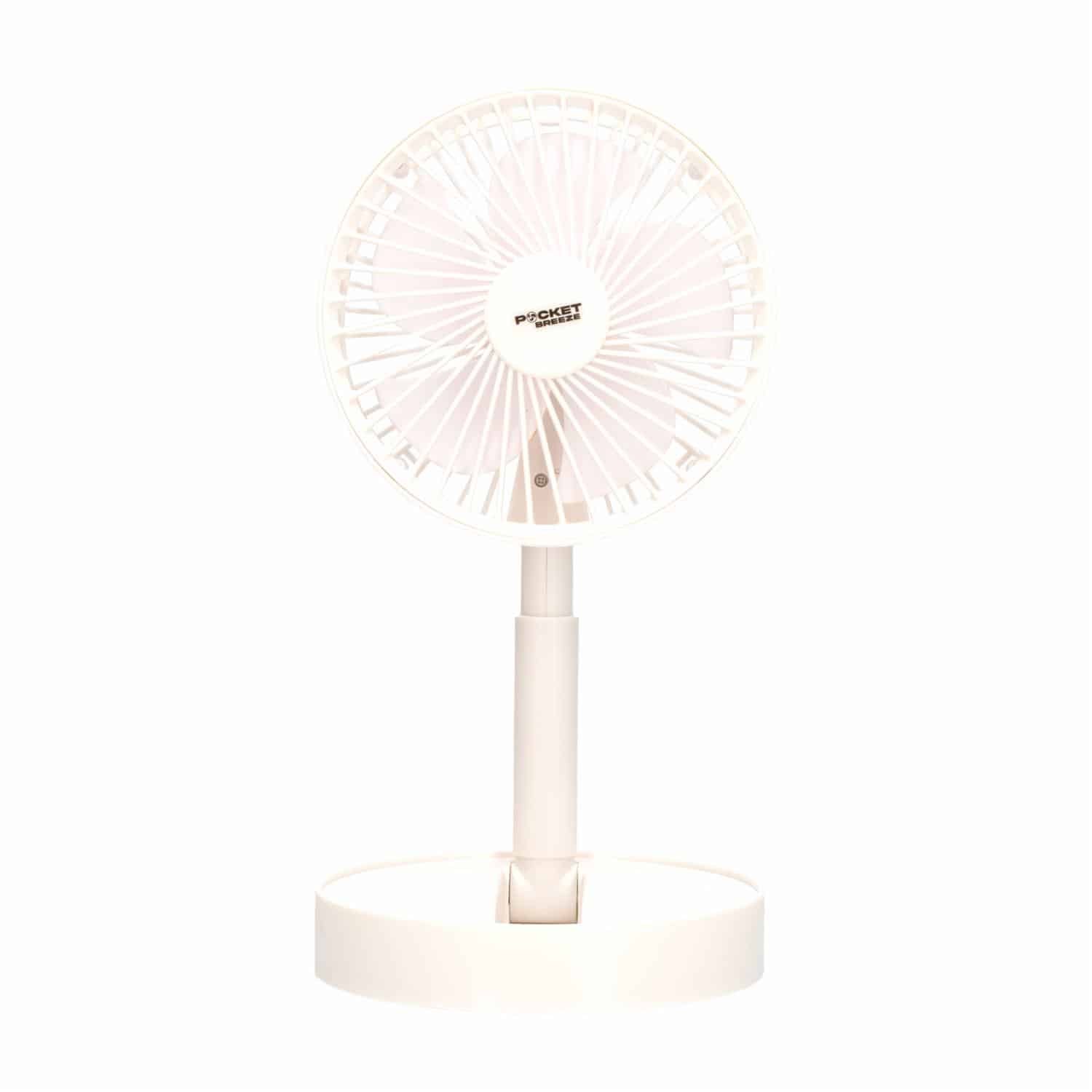 Ventilador Portátil Recargable Y Plegable PREMIER PBF04WH - Imagen 4