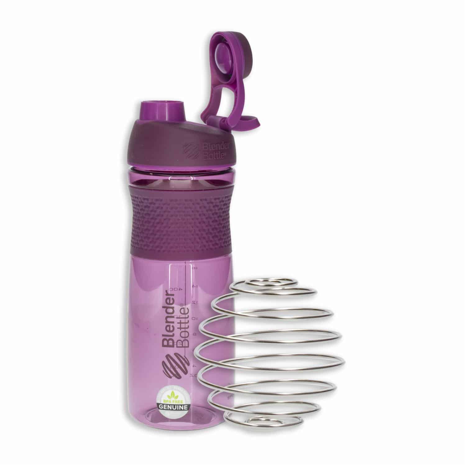 Tomatodo Sportmixer Morado Con Bola Mezcladora BLENDER BOTTLE 820 Ml - Imagen 2