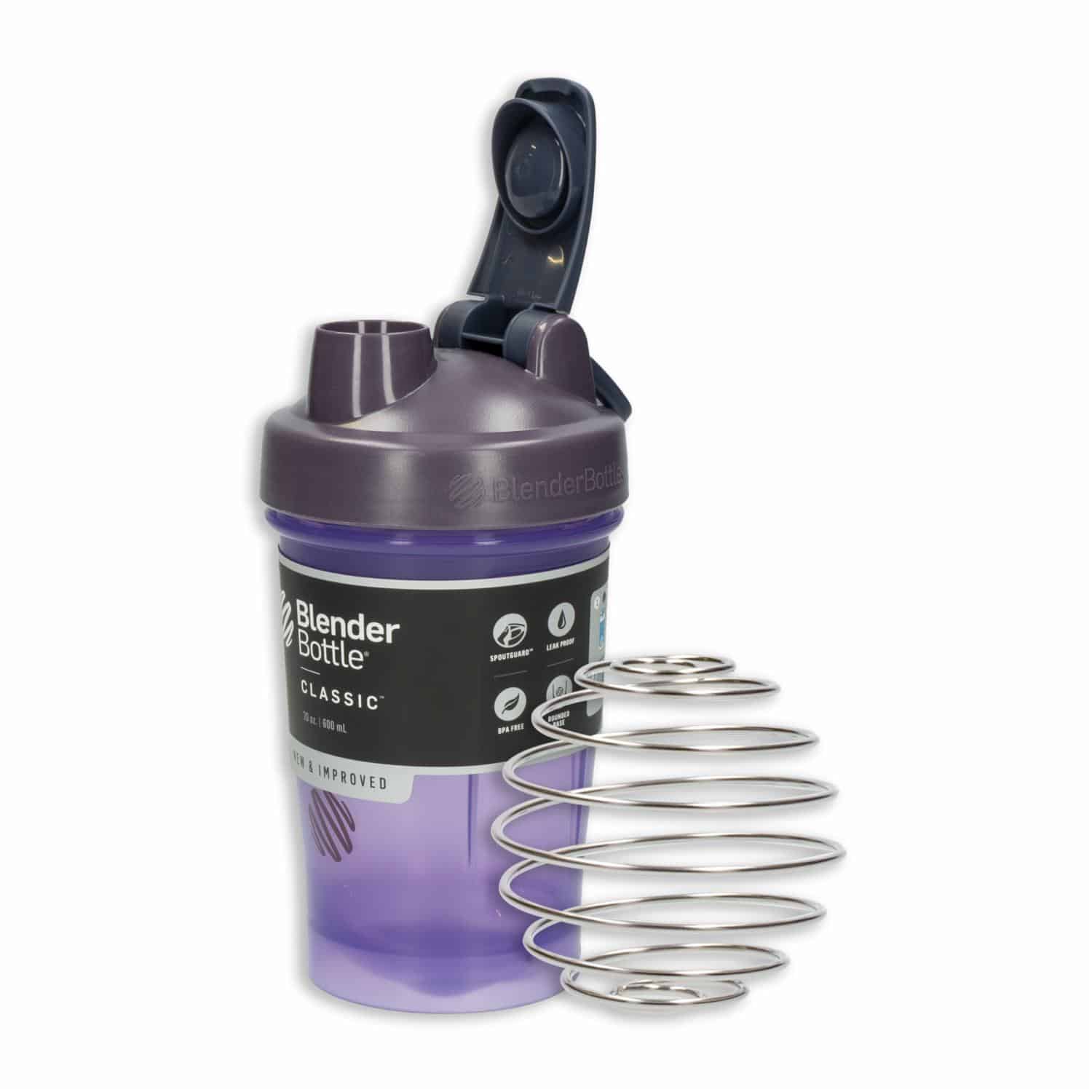Tomatodo Classic Morada Con Bola Mezcladora BLENDER BOTTLE 600 Ml - Imagen 2