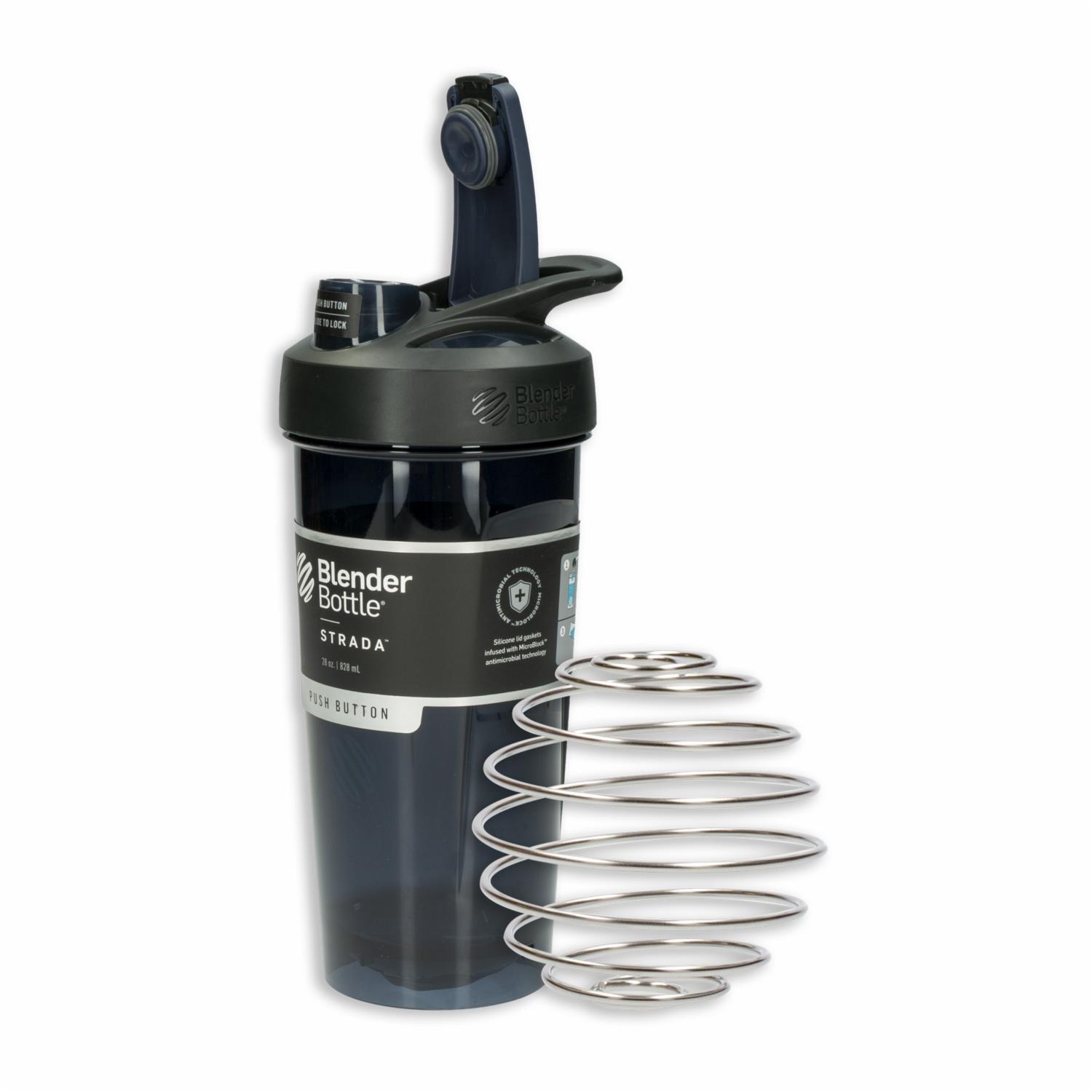 Tomatodo Strada Tritan Negra Con Bola Mezcladora BLENDER BOTTLE 828 Ml