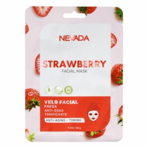 Mascarilla Facial De Con Ácido Hialurónico Fresa NEVADA Unidad