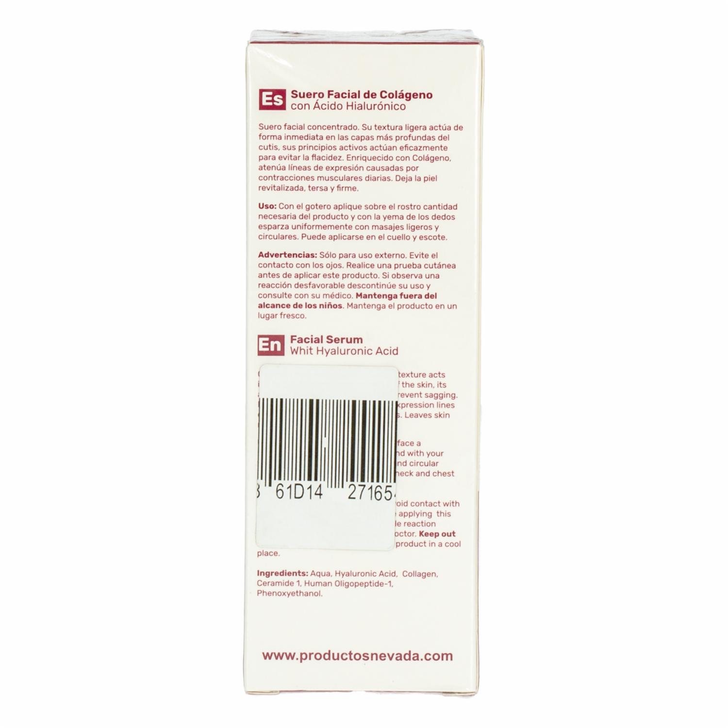 Sérum Facial Facial Nnp Colágeno NEVADA 30 Ml