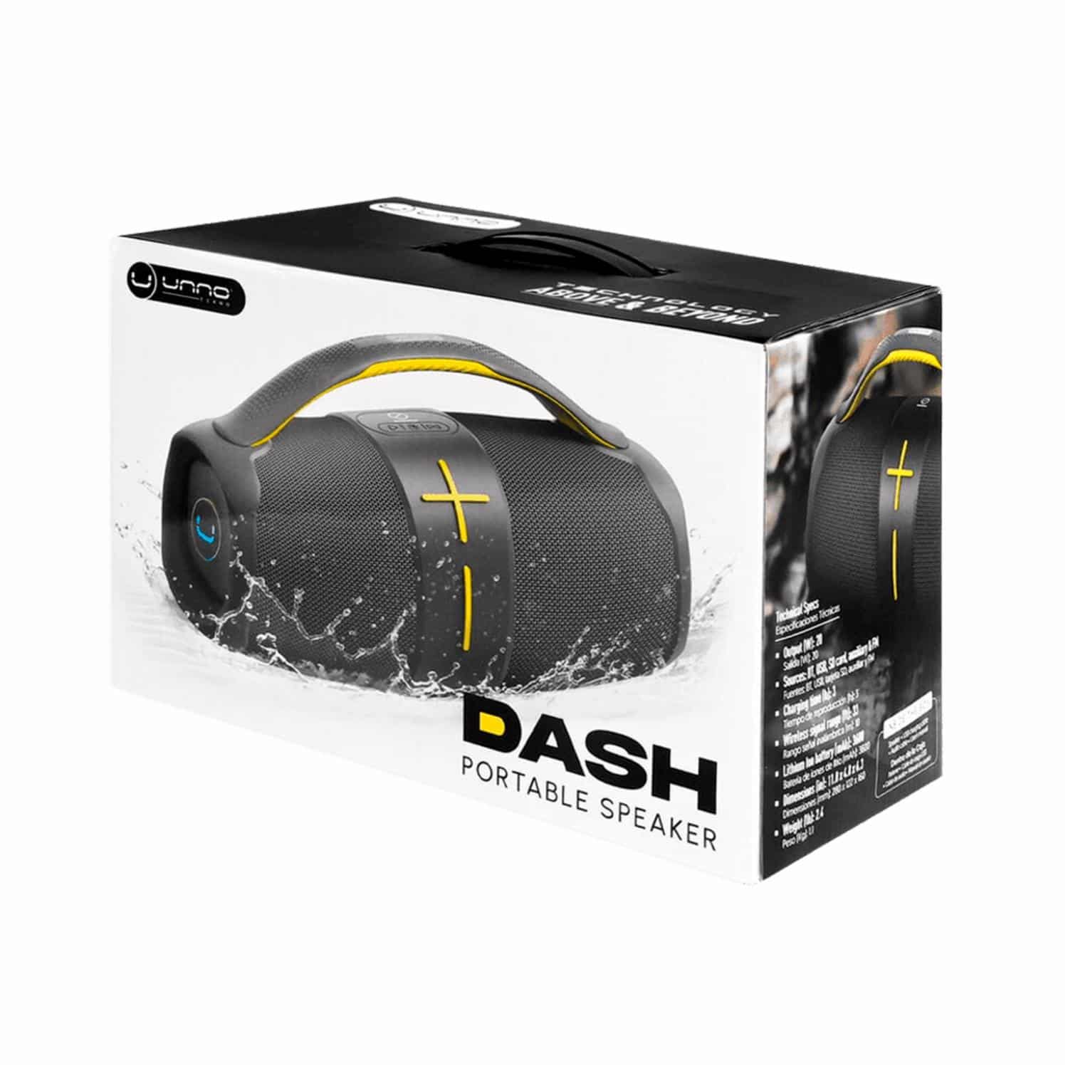 Parlante Dash TWS SP9216 UNNO TEKNO Negro - Imagen 3