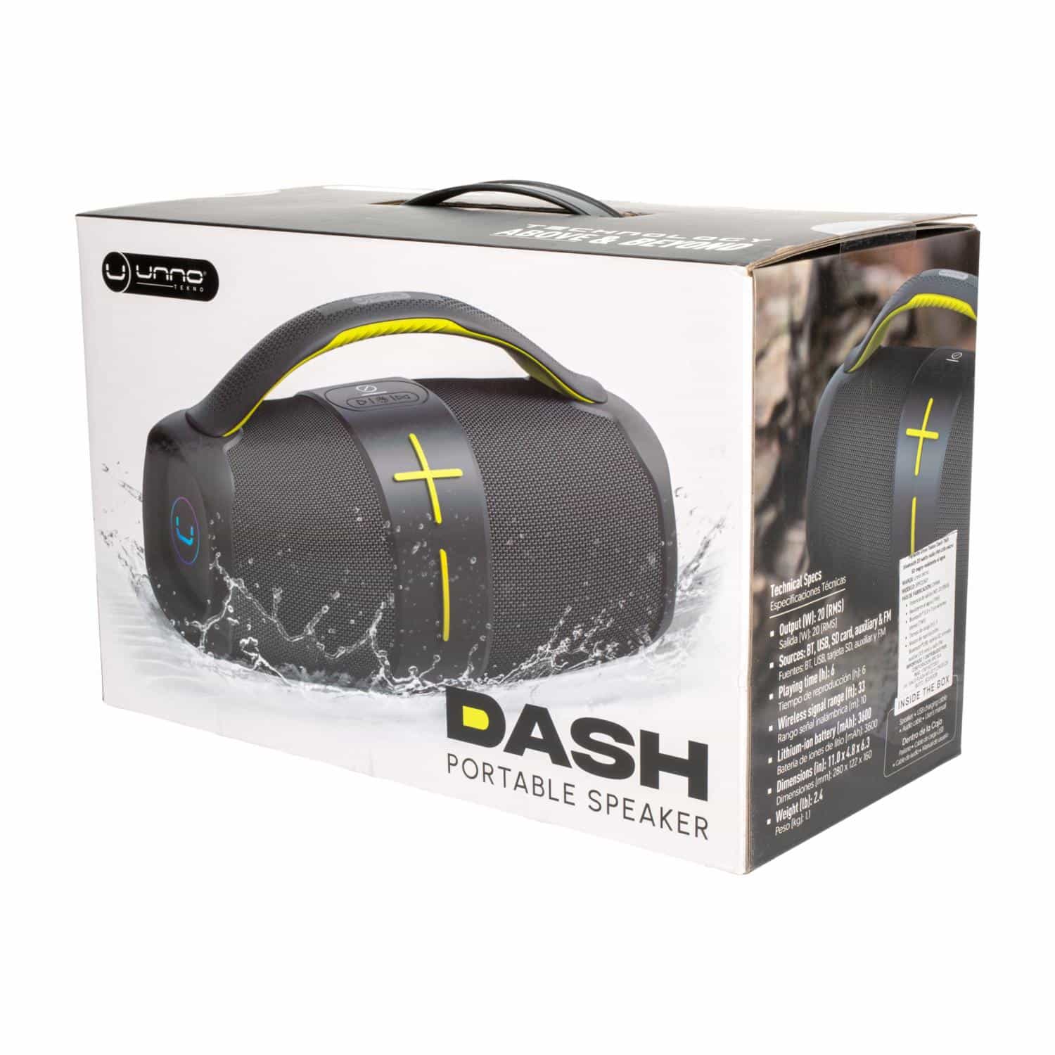 Parlante Dash TWS SP9216 UNNO TEKNO Negro - Imagen 4