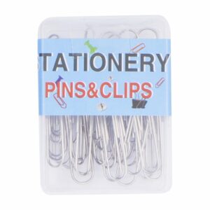 Clips Metálicos 50 Mm Plateados BRETINI 1x30 Uds