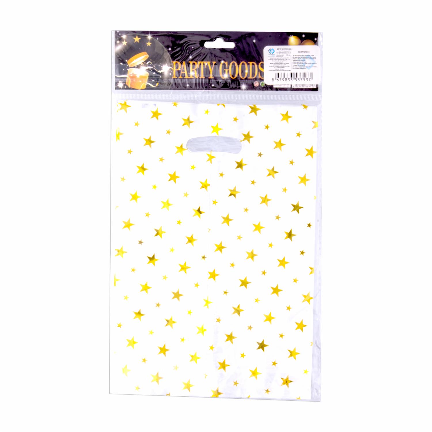 Funda Plástica Happy IMPORTADORA CUMPLEAÑOS X 10 Uds - Imagen 2