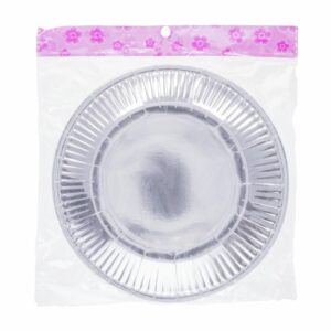Platos Desechables Color Plateado 18 Cm IMPORTADORA CUMPLEAÑOS X 10 Uds