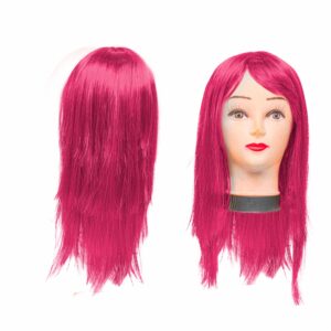Peluca Cabello Fucxia IMPORTADORA CUMPLEAÑOS Unidad