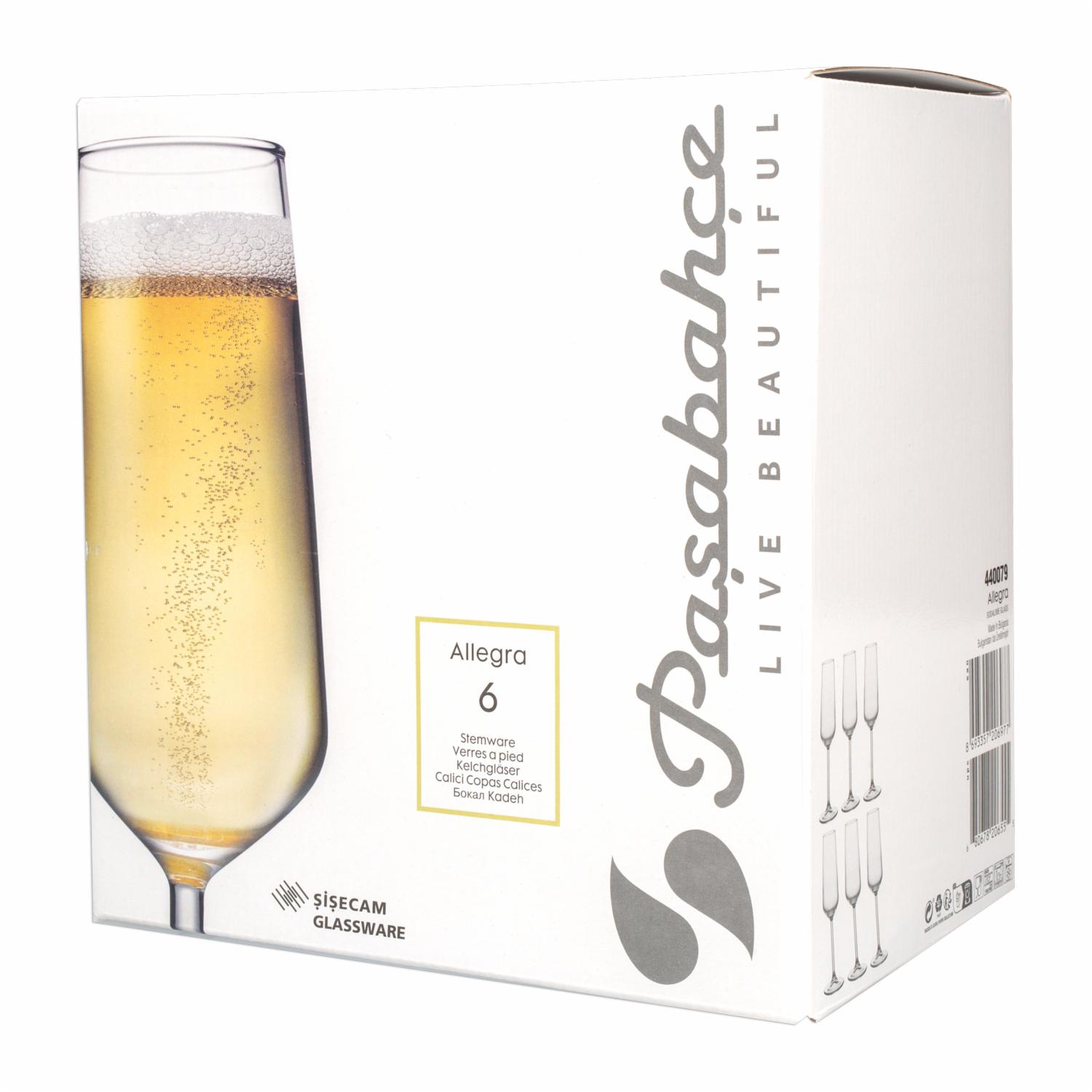 Copa De Champagne Allegra PASABAHCE Unidad - Imagen 5