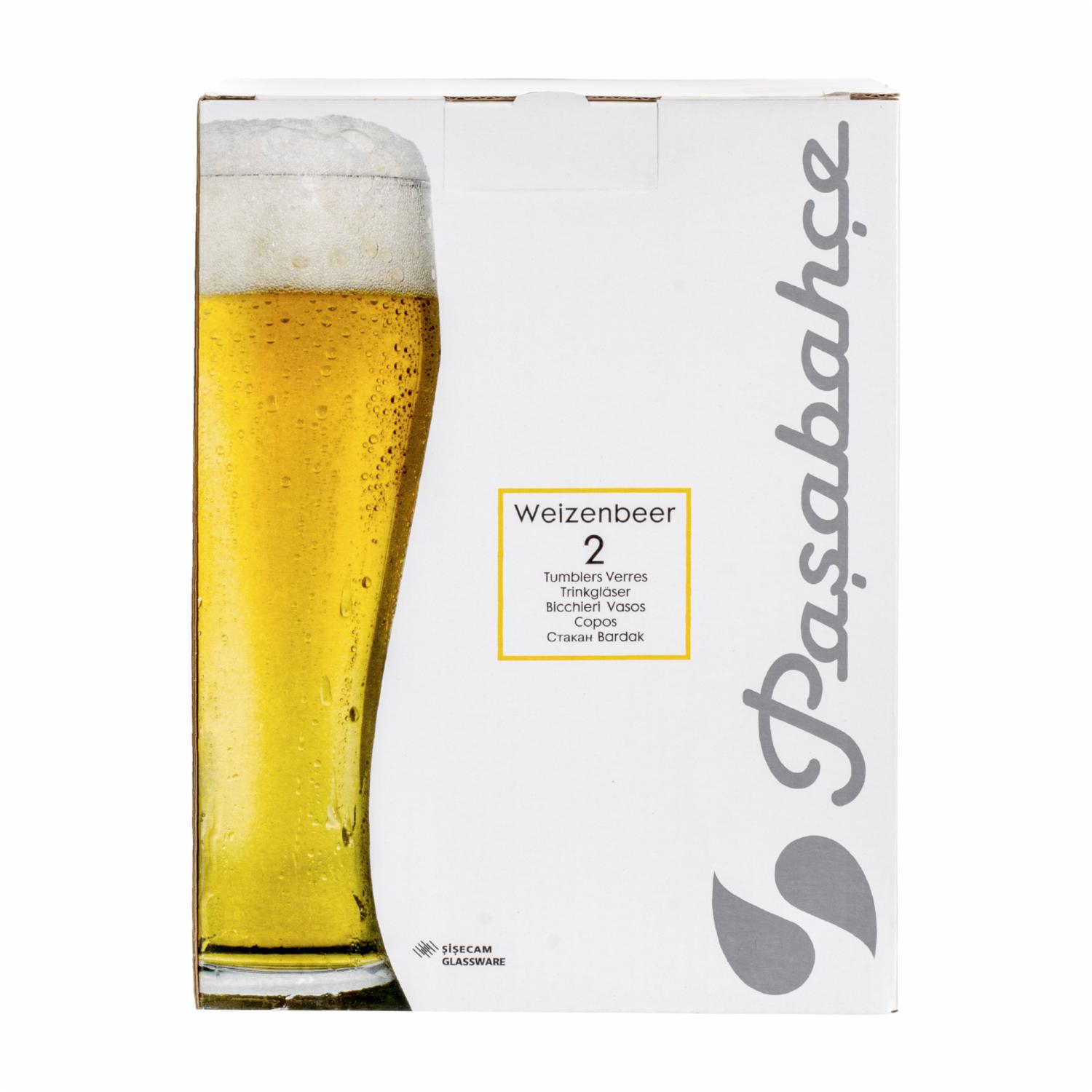 Set De Vasos Cerveza Weizenbeer 2X380 Ml PASABAHCE 1046272