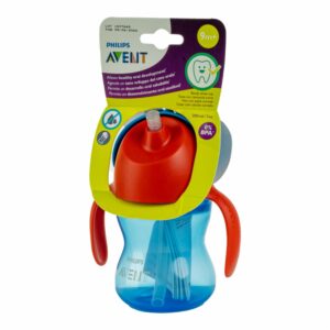 Vaso.Straw 7Oz Nino. PHILIPS AVENT De Vidrio