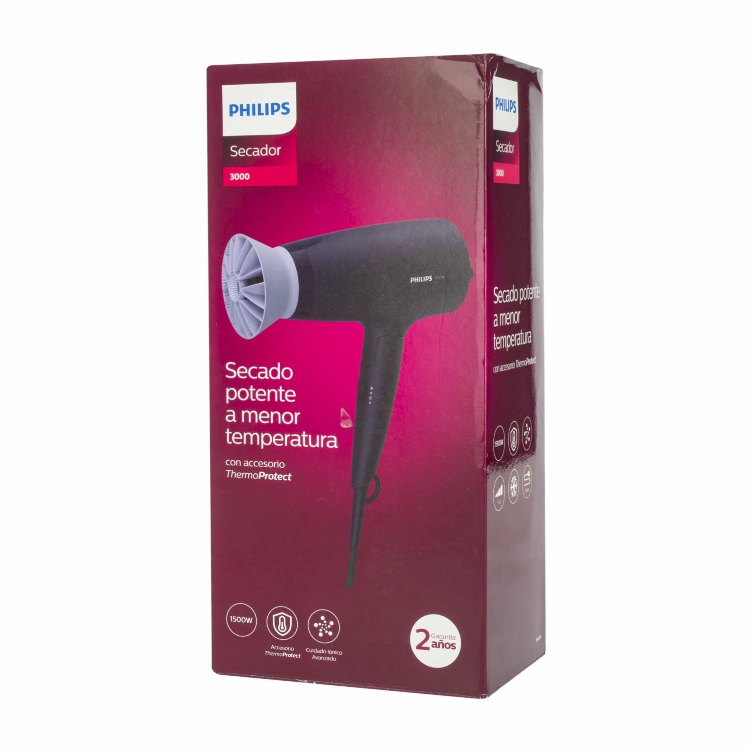 Secador De Cabello Termo Protect 1500 Watts PHILIPS BHD318/01