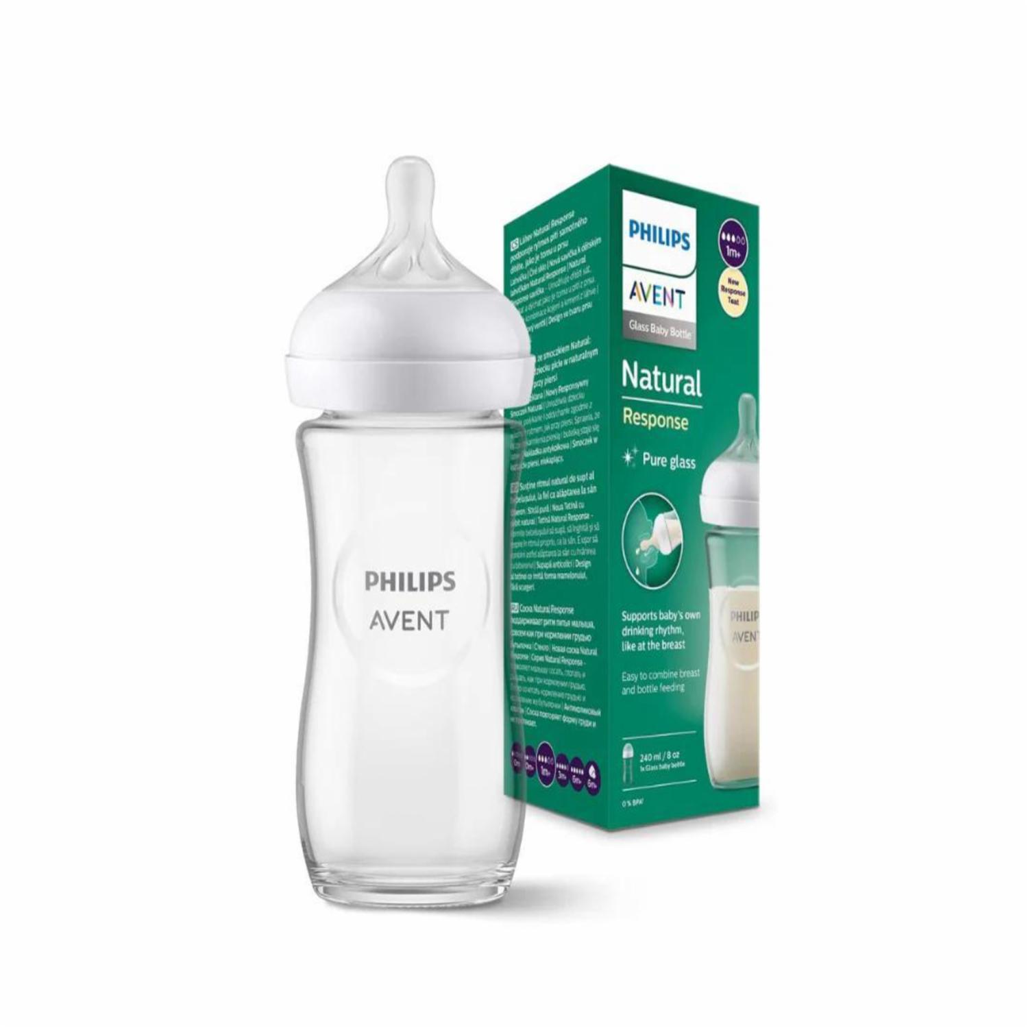 Biberones Natural Response Vidrio PHILIPS AVENT 250 Ml