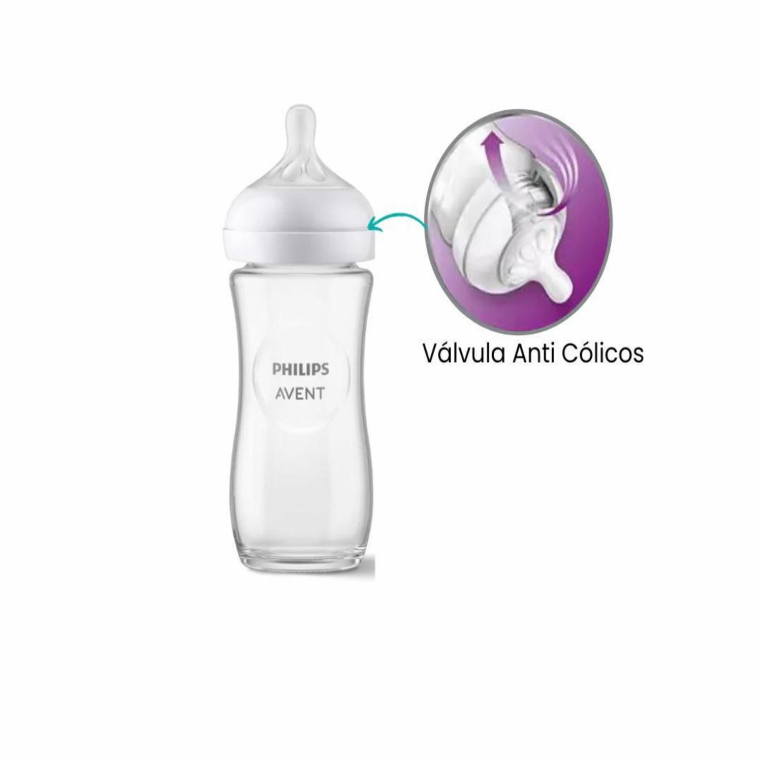 Biberones Natural Response Vidrio PHILIPS AVENT 250 Ml