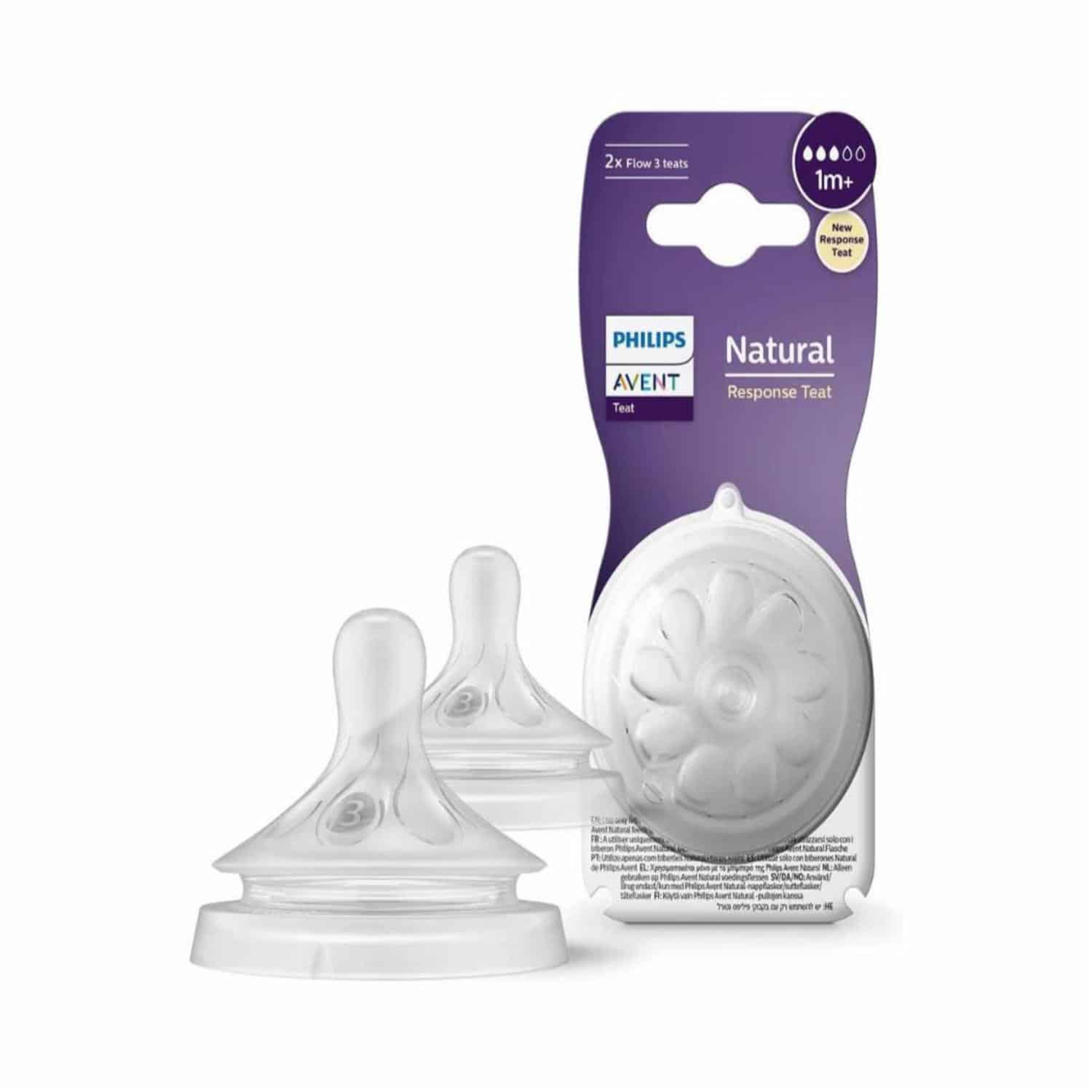 Tetina Natural Response T1 PHILIPS AVENT 2 Piezas - Imagen 2