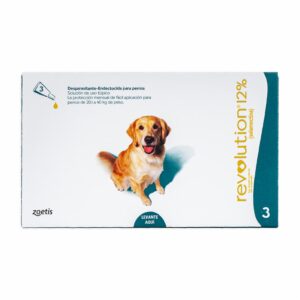 Desparasitante Para Perro Revolution 12% 20.1-40Kg Verde En Pipeta ZOETIS 2 Ml