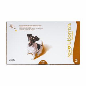 Antiparacitario Para Perro Revolution 12% 5.1-10Kg Café En Pipeta ZOETIS 0,50 Ml