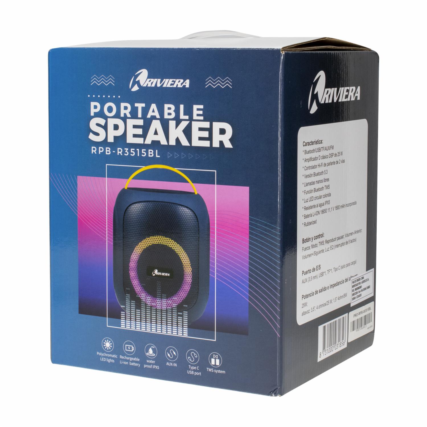 Parlante Pro Series RPB-R3515BL RIVIERA Azul