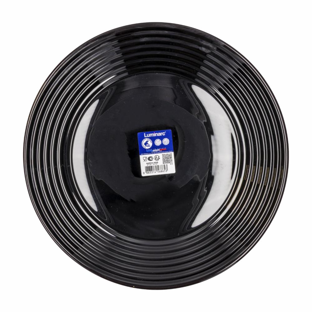 Plato Pando Harena Negro LUMINARC 27 Cm - Imagen 2