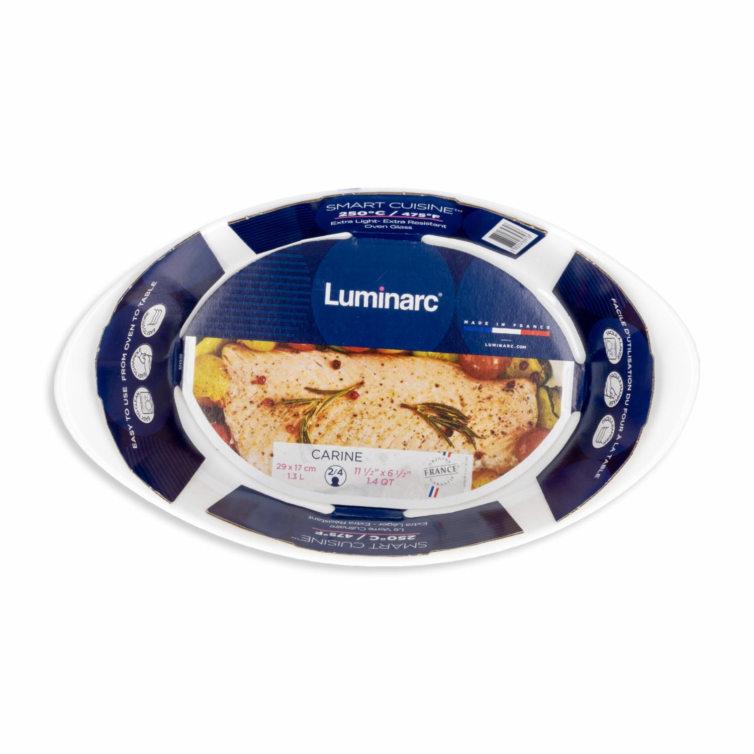 Plato Ovalado Smart Cuisine Carine LUMINARC 1,3 L - Imagen 2