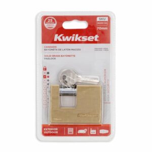 Candado Anti cizalla KWIKSET 70 Milimetros