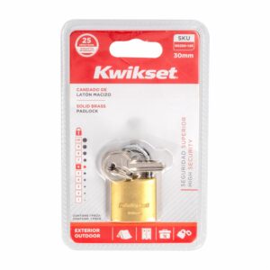 Candado Plano KWIKSET 30 Milimetros