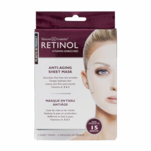 Mascarilla Facial Anti Envejecimiento RETINOL X 5 Uds