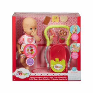Muñeca Bebé Hora De Comer LITTLE MOMMY Incluye Accesorios