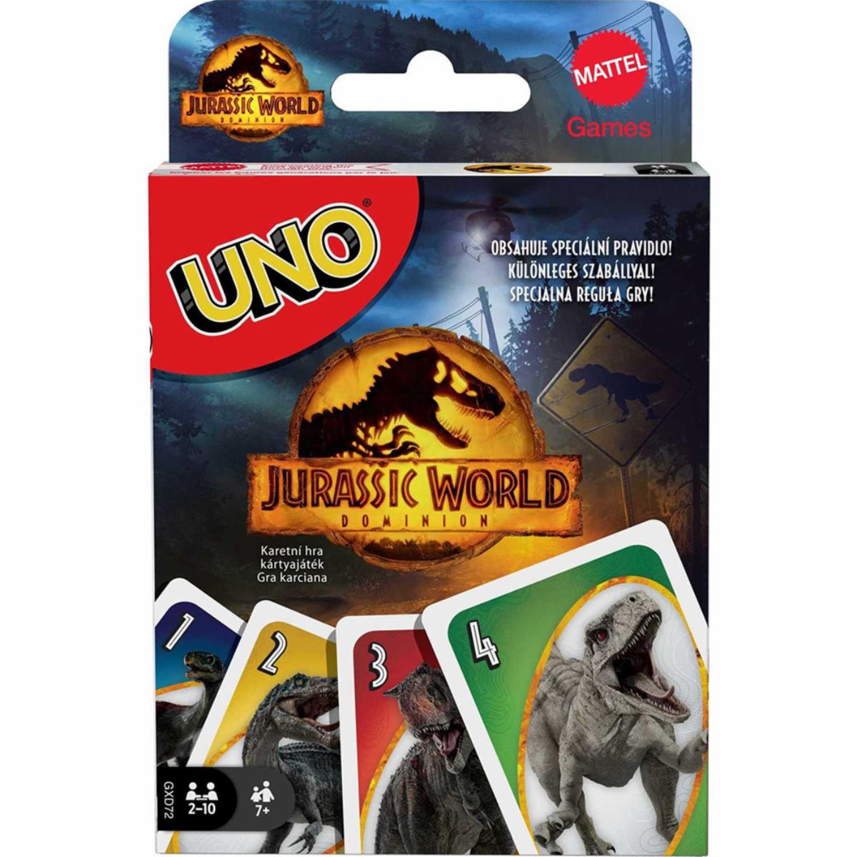 Cartas Uno JURASSIC WORLD Jurassic World