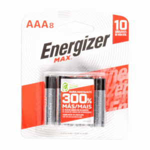 Pilas Alkalina Max AAA ENERGIZER X 8 Uds