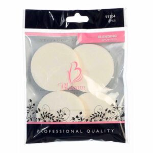 Esponja Cosmética Para Maquillaje Redondas BLOSSOM 4 Uds