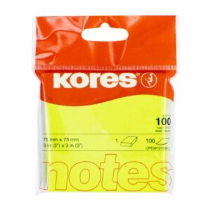 Notitas Neón Verde KORES 75X75