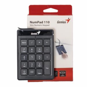 Teclado Numérico Numpad 110 USB Negro GENIUS Con Cable