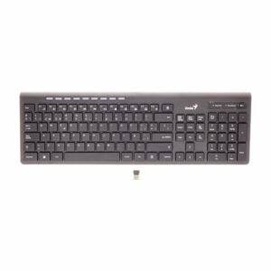 Teclado USB SP Modeo Slimstar 7230 Wireless Negro GENIUS Inalámbrica
