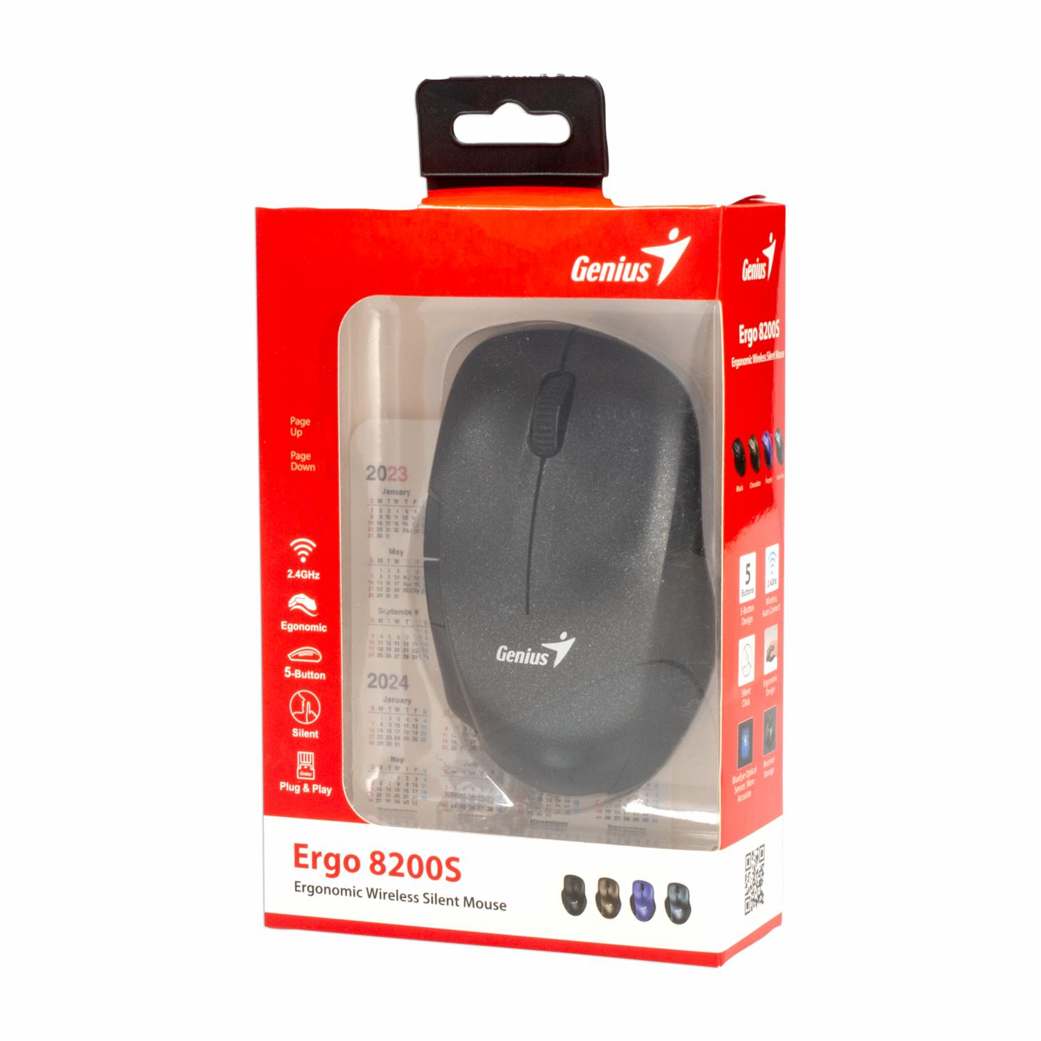 Mouse Ergo 8200S Negro GENIUS Wireless - Imagen 4