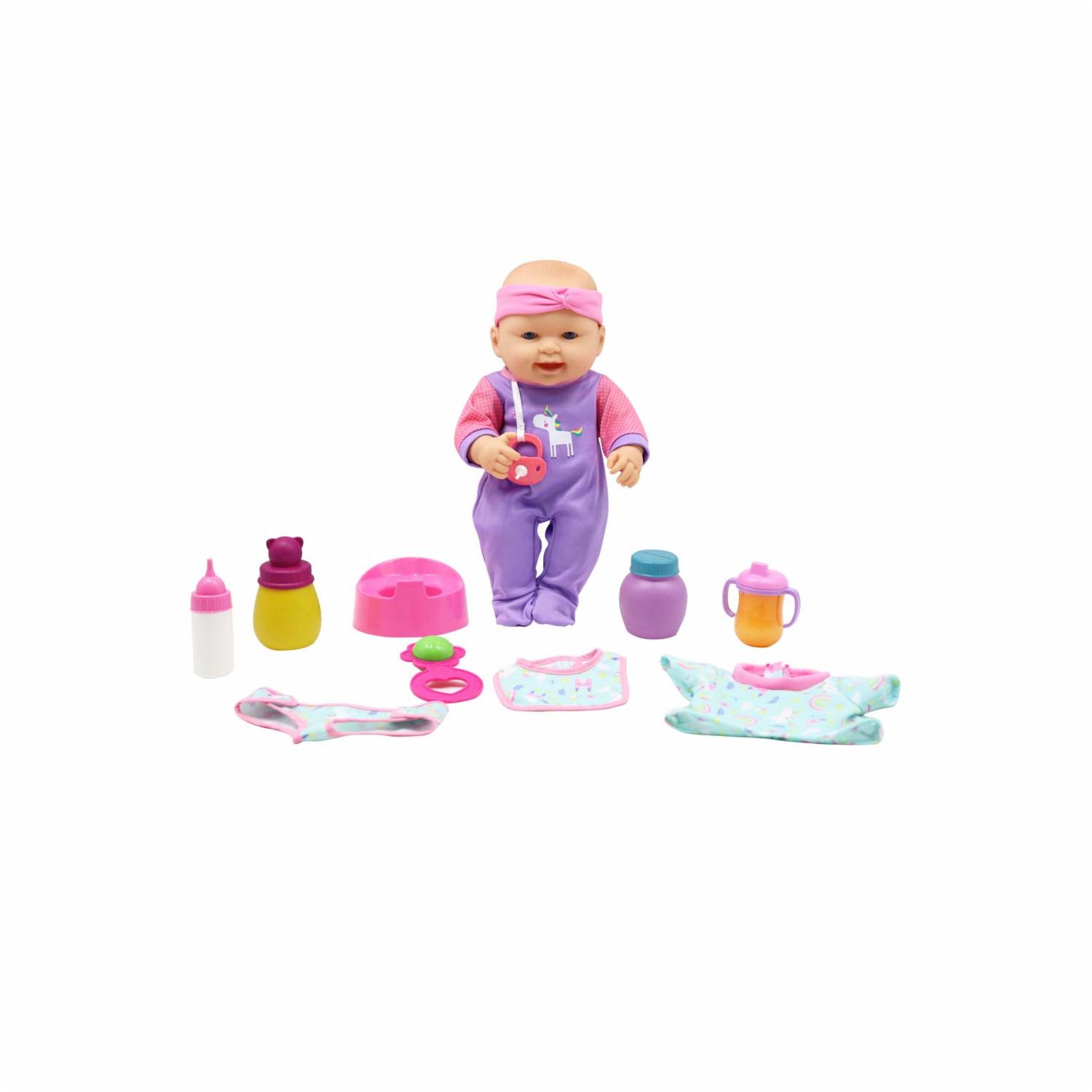 Muñeca Bebé Toma Y Hace Pipi FANTASY Incluye Accesorios - Imagen 2