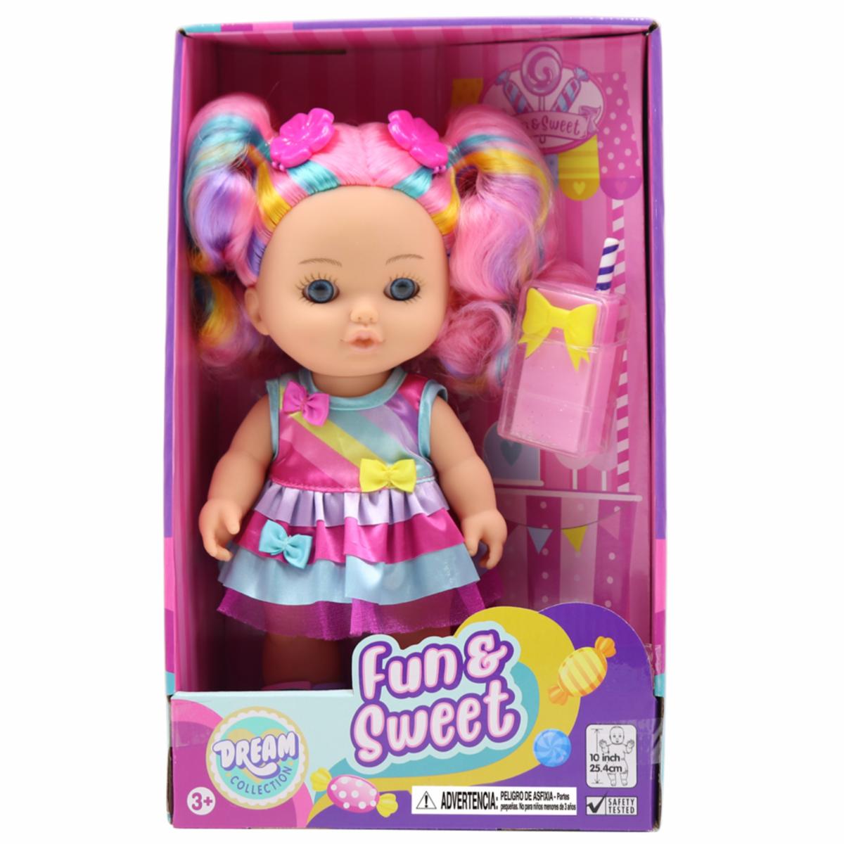 Muñeca Dulce Y Divertida FUN AND SWEET Modelos Surtidos - Imagen 2