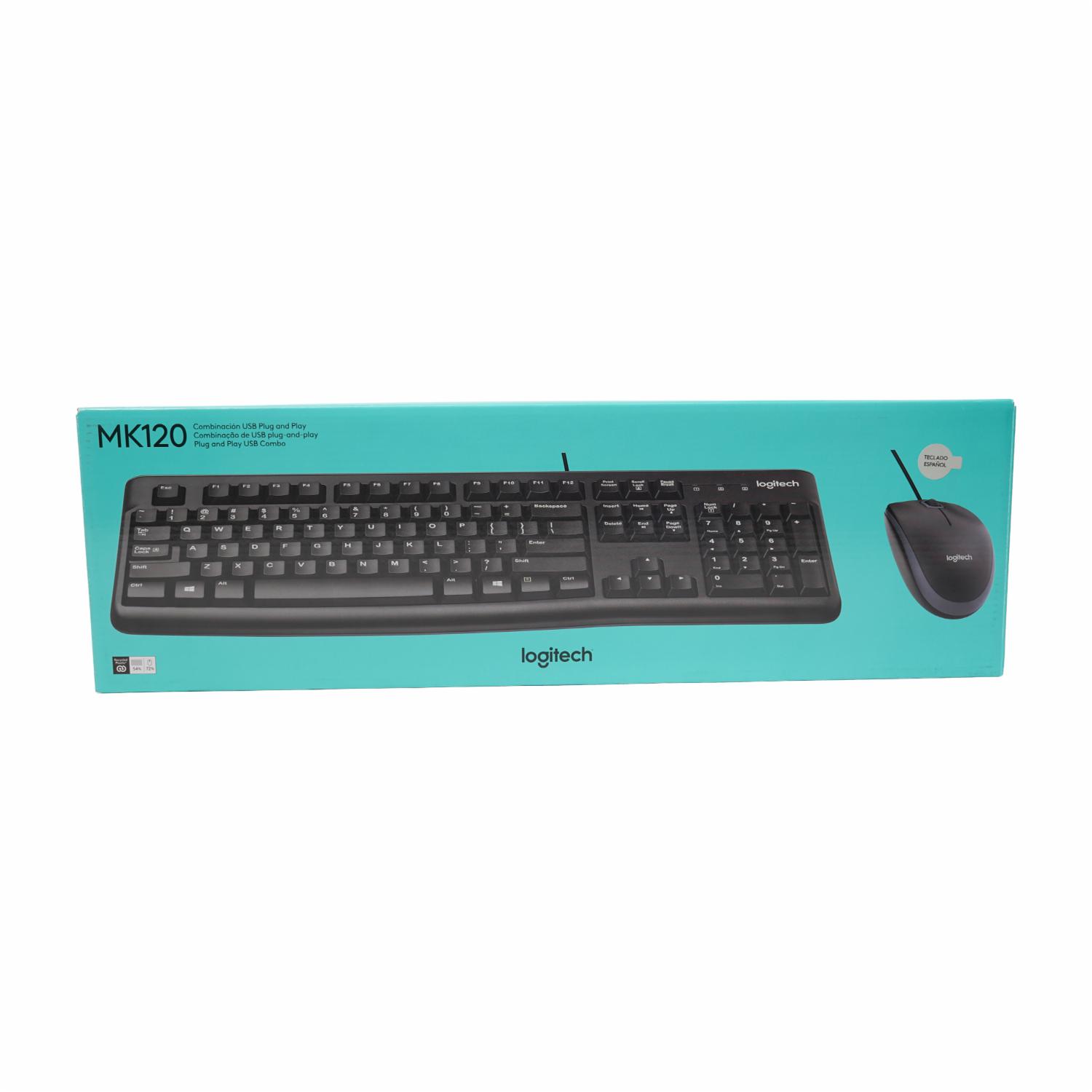 Teclado + Mouse Mk120 LOGITECH USB - Imagen 4