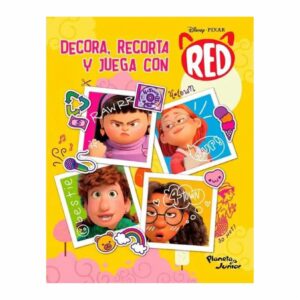 Libro Decora Recorta Y Juega Con Red PLANETA 64 Páginas
